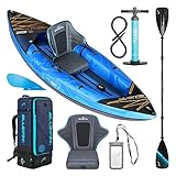 Bluefin Scout aufpumpbares Kajak, aufpumpbares 1-Personen-Kajak,...