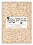 Räucherspäne Räuchermehl Buche 1kg Typ 3 mittelfein 0,3-1mm Buchenspäne...