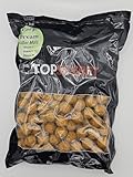 Carp Dream Top Secret Boilies süßer Mais 20 mm 1 kg Beutel Karpfenköder