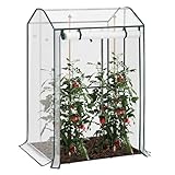 WOLTU Foliengewächshaus Tomatengewächshaus Treibhaus Gartenhaus Frühbeet...
