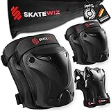 SKATEWIZ Schoner Inliner Damen und Herren - Knieschoner Inliner Damen -...