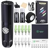 Dragonhawk Tattoo Maschine Set X3 Tattoo Maschine Kabellose...