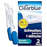 Clearblue Schwangerschaftstest Schnelle Erkennung, 2x Pregnancy Test, über...