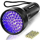 Vansky UV Schwarzlicht Taschenlampe mit 51 LEDs | UV Lampe Haustiere...