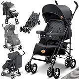 KIDIZ® Kinderwagen City-Pro Buggy Kinderbuggy klappbar Liegebuggy...