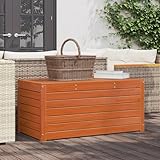 Gartenlagerbox mit Speicher Wachsbraun 101 x 50.5 x 46.5 cm, Gartenbox...