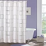 Gvolatee Duschvorhang Antischimmel 180 X 180 cm, Waschbar PEVA Shower...