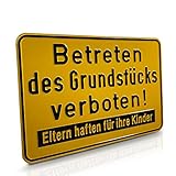 Betriebsausstattung24® Hinweisschild zur Grundbesitzkennzeichnung...