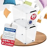BOXXivo Aufbewahrungsboxen mit Deckel 80l im 2er Set - BPA-freie &...