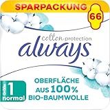 Always Ultra Binden Damen Gr. 1, Cotton Protection Normal, 66 Damenbinden...