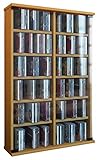 VCM Holz CD DVD Stand Regal Schrank Aufbewahrung Standregal Ständer Roma...