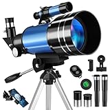 Teleskope für Erwachsene Astronomie, 70/300 Refraktor Teleskop für...