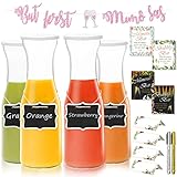 Mimosa Bar Kit – Glaskaraffe für Geburtstagsparty – Saftbehälter mit...