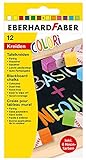 Eberhard Faber 526012 - Colori Wandtafel-Kreiden in 6 Basic und 6...