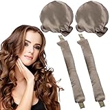 KEYRI 2 Stück Locken Ohne Hitze Silk Heatless Curls Band Lockenwickler...