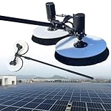 Solar Reinigungsbürste Für Draußen Mit Teleskopstange Aus Legierung, 65...