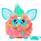 Furby Interaktives Plüschtier, Koralle, englische Version, 15,2 cm