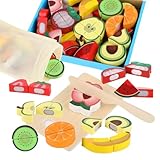 Kinderküche Zubehör Holz, Spielküche Zubehör für Kinder, Holzspielzeug...