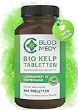 Bio Kelp Jod – 365 vegane Tabletten – 150µg natürliches Jod – Bio...