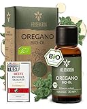 Heldengrün® BIO Oregano Öl [HOCHDOSIERT] mit +82% Carvacrol -...