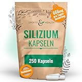Silizium Hochdosiert Kapseln – 250 Silizium Kapseln – Silicium aus...