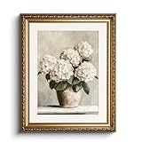 HUARCEY Leinwand Bilder mit Gold Rahmen, klein Vintage Wandbilder,...