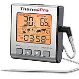 ThermoPro Digitales Fleischthermometer Grillthermometer Bratenthermometer...