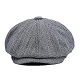 YAMEE Herren Baskenmütze Barett, Schiebermütze Herren, Unisex Beret...