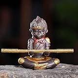Affenkönig Statue, chinesischer Kampfsieg, Buddha-Figur, Sammlerstück Sun...
