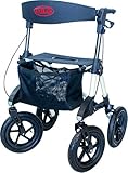 Antar AT51031 Aluminium Outdoor Rollator mit Luftbereifung für Wald-und...