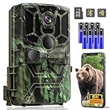 Swetfela Wildkamera mit Handyübertragung App, 5K Video 60MP Full HD WLAN...