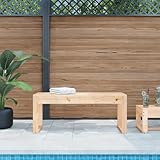 LLEZKBR Furniture Select-Gartenbank 110x38x45 cm Massivholz Kiefer