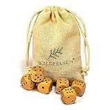 Waldfelsen 6, 12, 20, 30 oder 50 hochqualitative Holzwürfel aus echtem...