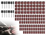 KAPSING 132 Stück Schleifhülse Satz für Dremel schleifaufsätze mit Frei...