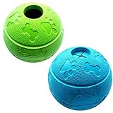 Hundespielzeug Unzerstörbar Feeder Ball Snack Ball aus Naturkautschuk...