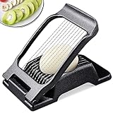 BIBURY Eierschneider aus Edelstahl, Robuster Aluminium Schneider für Eier,...