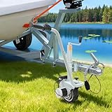 HINOPY Rangierhilfe Anhänger, 12V 350W Stützrad Anhänger, 30,5-63cm...