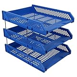 PLAFOPE 1Stück Dokumentenablage Blauer Büro Organizer Für Papiere...
