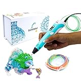 SCRIB3D P1 3D-Druckstift mit Anzeige - Enthält 3D-Stift, 3 Startfarben von...