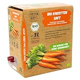 Bio Karottensaft, 3 Liter – 100% Karottensaft, milchsauer vergoren – in...