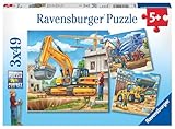 Ravensburger Kinderpuzzle - 09226 Große Baufahrzeuge - Puzzle für Kinder...