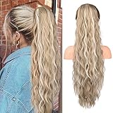 Flufymooz Ponytail Extension Pferdeschwanzverlängerung, 66 cm...