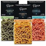 NONNA PIPPINA Casarecce Glutenfreie Nudeln, 3 x 500g, Erbsen-, Rote-Linsen-...