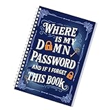 Passwort-Notizbuch mit intelligentem Index, Adressbuch und Passwort,...