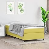 AJSEOYBS Bettrahmen,Bettlattenrost,Plattformbett,Boxspringbett Grün 90x190...