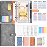 Budget Planner Deutsch - A6 PU Leder Budget Binder Geld Organizer Sparen -...