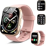 Smartwatch Herren Damen, 1.95' Smartwatch mit Bluetooth Anruf,...