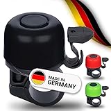 TRAILWOLF Fahrradklingel Mountainbike - Schwarz - Klingel Fahrrad, Fahrrad...