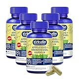 Zirkulin Apfelessig + Brennnessel (6x 80 Kapseln) – Mit Chrom & Cholin...