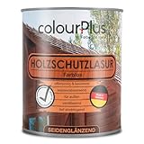 ColourPlus Holzschutzlasur außen 750 ml - Transparent - wetterfeste...